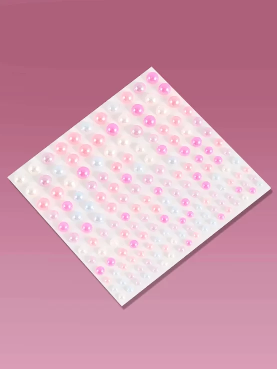 ROMWE Sweetness One Sheet Faux Pearl Eye Tattoo Facial Sticker - Image 4