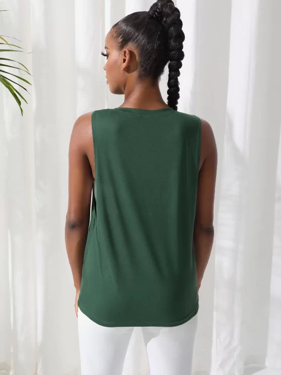 Letter Regular Graphic Sports Tank Top - Image 3