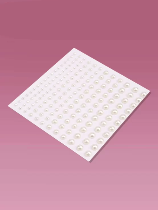 ROMWE Sweetness One Sheet Faux Pearl Eye Tattoo Facial Sticker - Image 3