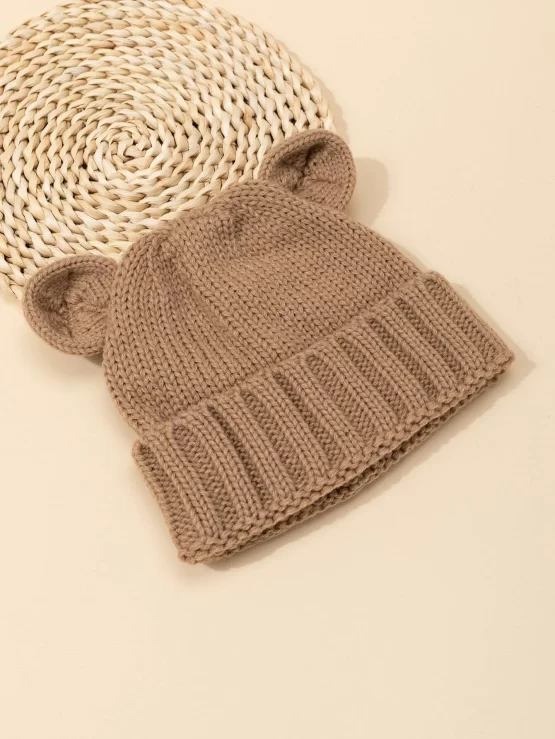 Toddler Kids Cartoon Ear Decor Beanie - Image 3
