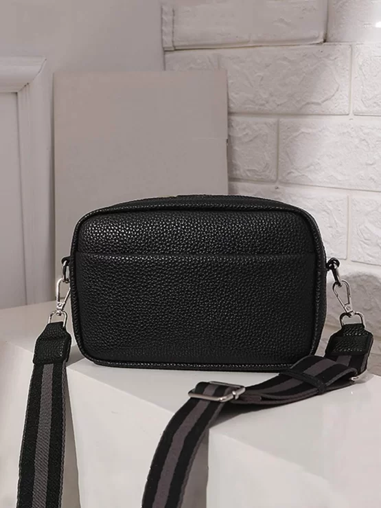 Elegant Plain Adjustable Minimalist Square Bag - Image 4