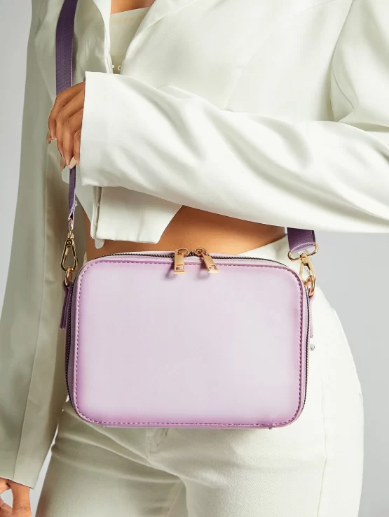 Mini Letter Fashionable Detail Square Bag - Image 2