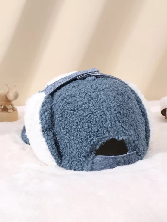 Toddler Boys Astronaut Rocker Embroidered Fuzzy Decor Hat - Image 2