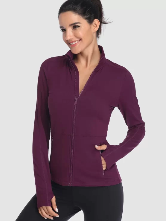 VUTRU Zip Up Thumb Hole Sports Jacket - Image 7
