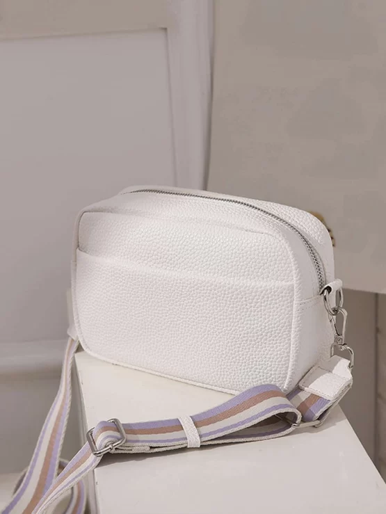 Elegant Plain Adjustable Minimalist Square Bag - Image 3