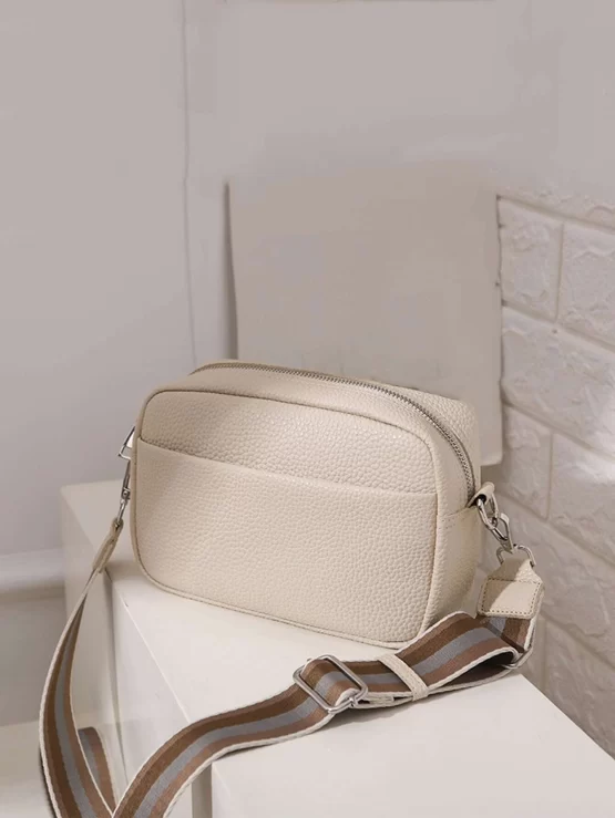 Elegant Plain Adjustable Minimalist Square Bag