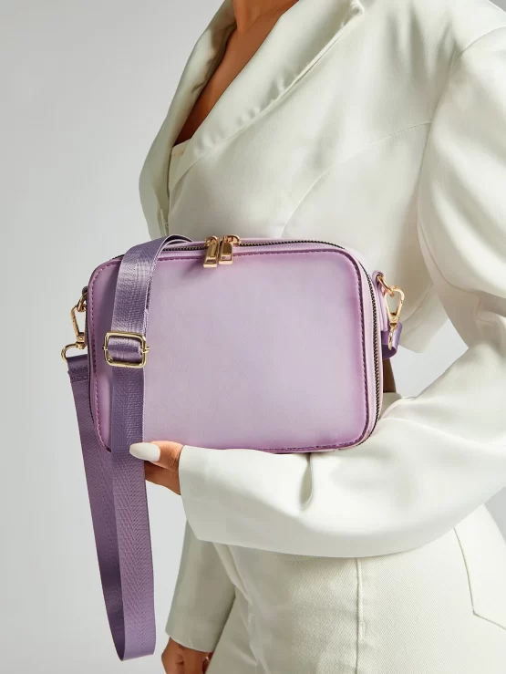 Mini Letter Fashionable Detail Square Bag