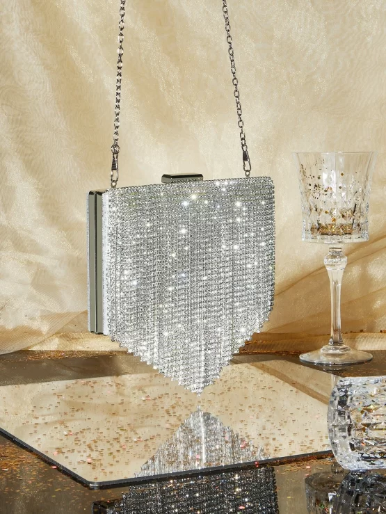 Mini Rhinestone Glamorous Evening Decor Bag
