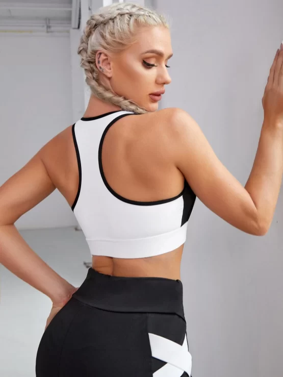 Combo Cut Out Light Support Sports Bra - Image 2