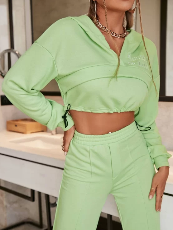 Glamaker Drop Shoulder Half Zip Hoodie & Pants - Image 2