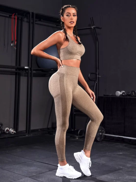 Scrunch Butt Racer Back Wideband Waist Sports Set - Image 6