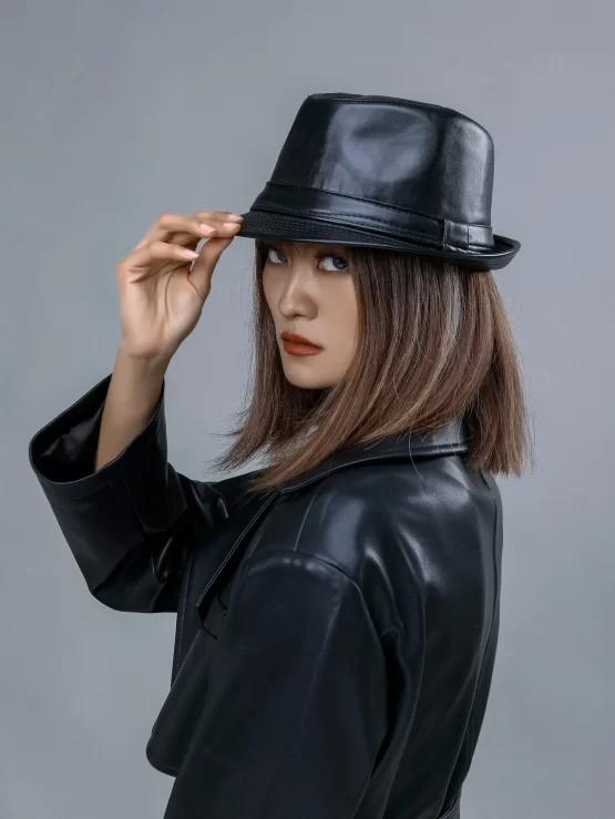 Minimalist Plain Casual Solid Fedora Hat - Image 3