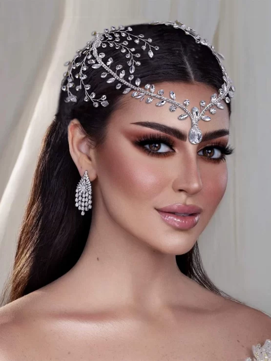 Rhinestone Glamorous Decor Bride Hair Band - Image 2