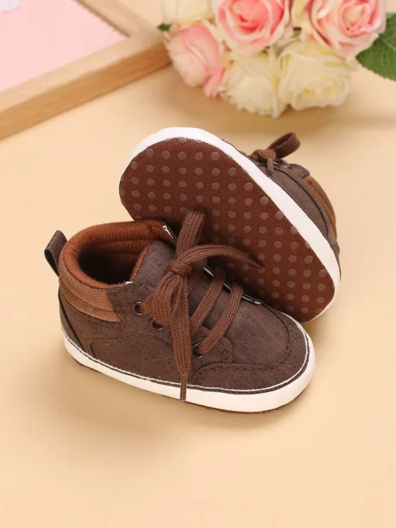 Baby Stitch Detail Lace-up Front Skate Shoes - Image 2