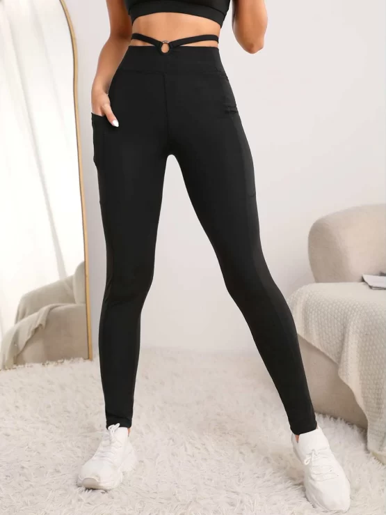 Breathable Softness Ring Sports Leggings