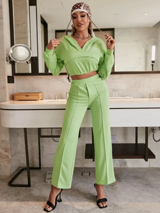 Glamaker Drop Shoulder Half Zip Hoodie & Pants