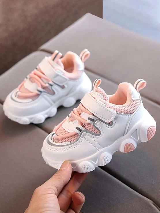 Toddler Girls Hook-and-loop Fastener Chunky Strap Sneakers - Image 3