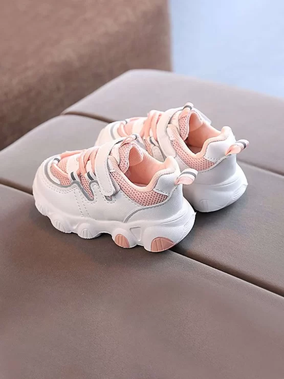 Toddler Girls Hook-and-loop Fastener Chunky Strap Sneakers - Image 2