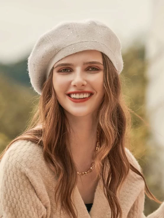 Plain Casual Fashionable Minimalist Solid Beret - Image 7