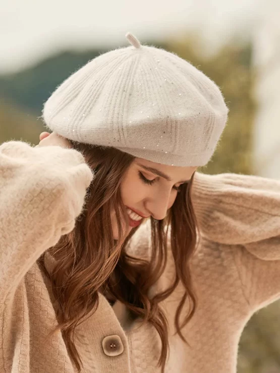 Plain Casual Fashionable Minimalist Solid Beret - Image 6