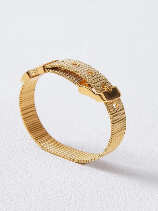 MOTF Premium Fashionable Buckle Decor Bracelet - Image 2