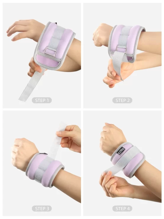 One Piece Letter Graphic Sports Weight Sandbag Sports Gloves - Image 3