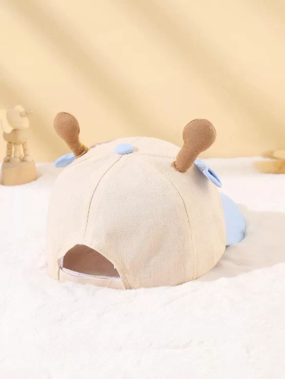 Toddler Kids Letter Embroidery Cartoon Ear Decor Baseball Cap - Image 3