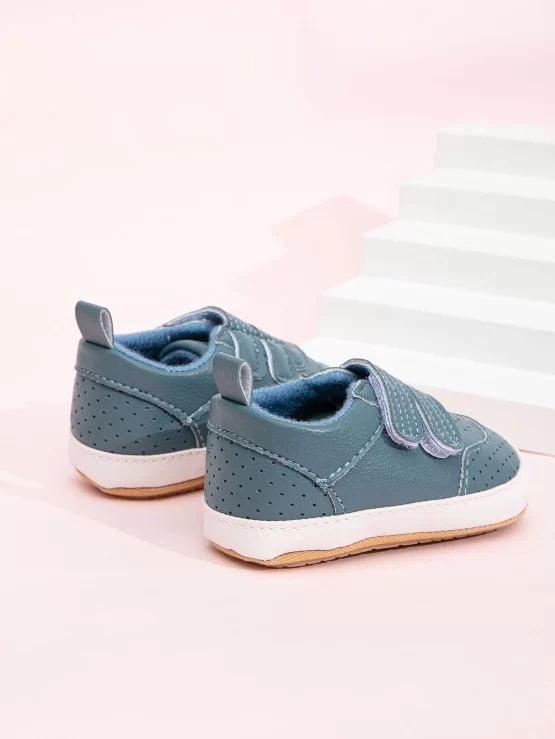 Baby Boys Plain Stitch Detail Skate Shoes - Image 2