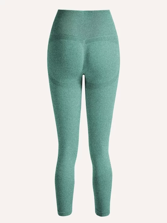 Leisure Seamless Wide Band Waist Sports Leggings - Image 2