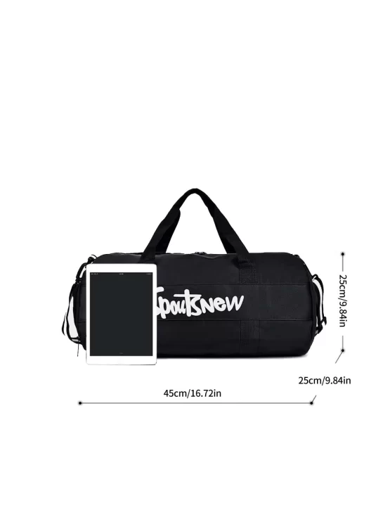 Adjustable Large Letter Graphic Training Bag - Image 3