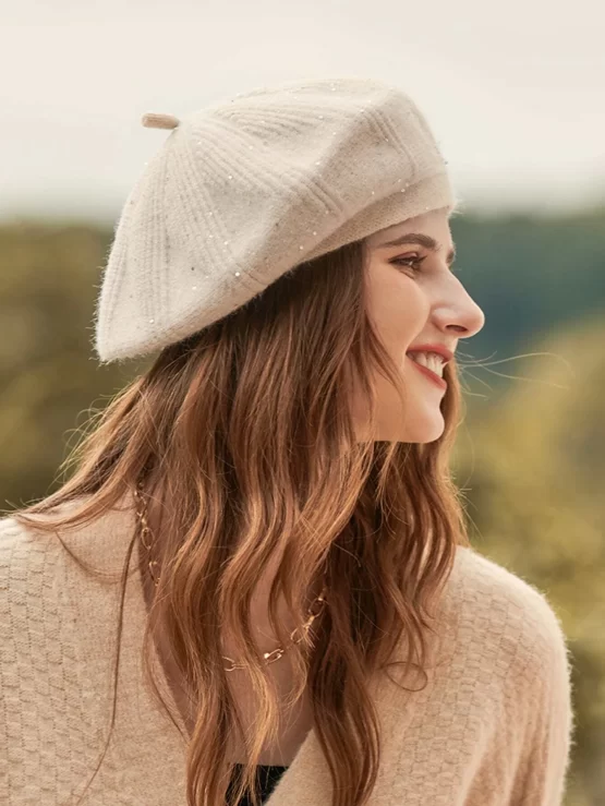 Plain Casual Fashionable Minimalist Solid Beret