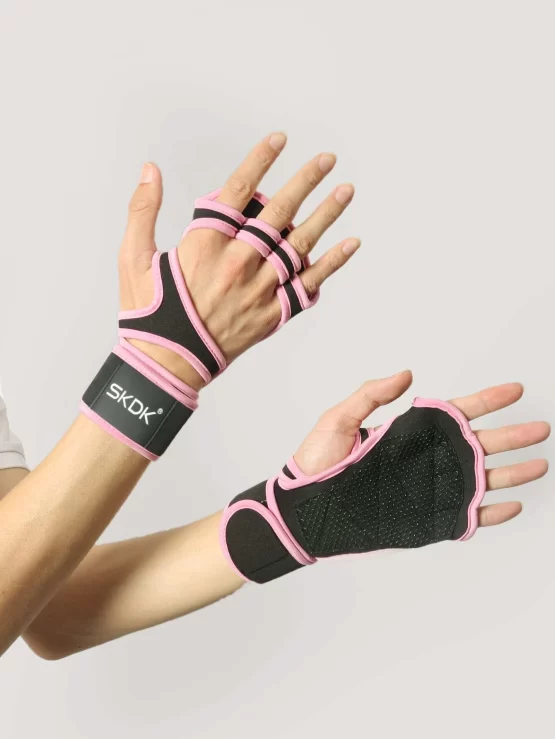 One Pair Non-slip Palm Protector Sports Gloves