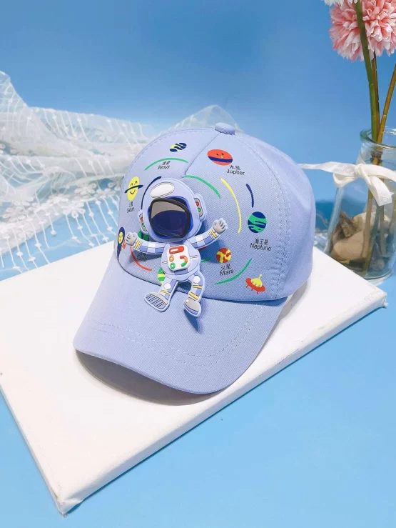 Kids Cartoon Casual Astronaut Baseball Cap
