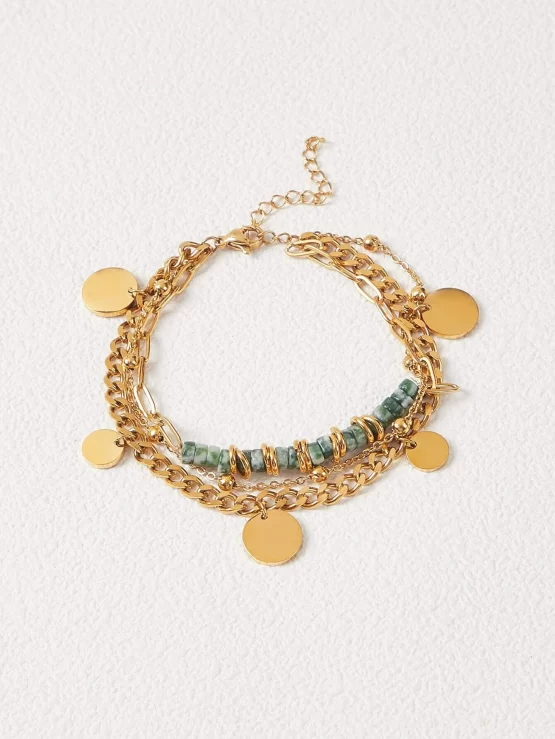 MOTF Premium Fashionable Round Charm Bracelet