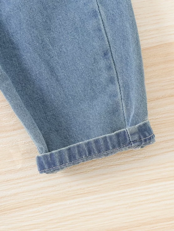 Toddler Boys Elastic Waist Tapered Pocket Jeans - Image 2