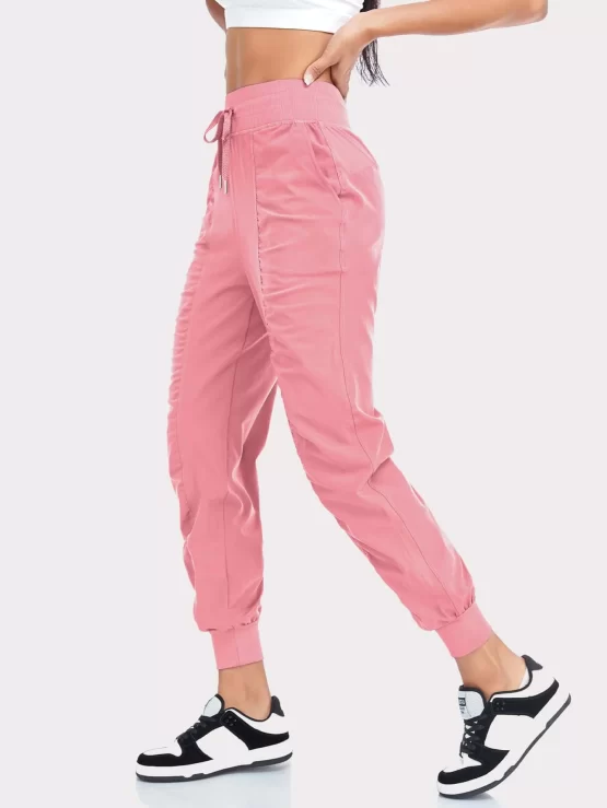VUTRU Drawstring Slant Pocket Sports Waist Pants - Image 2