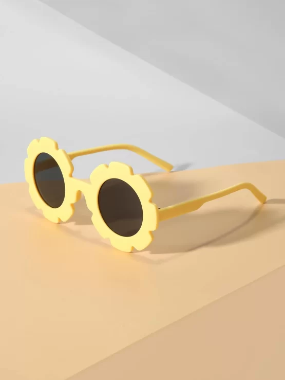 Toddler Kids Flower Frame Fashion Sunglasses