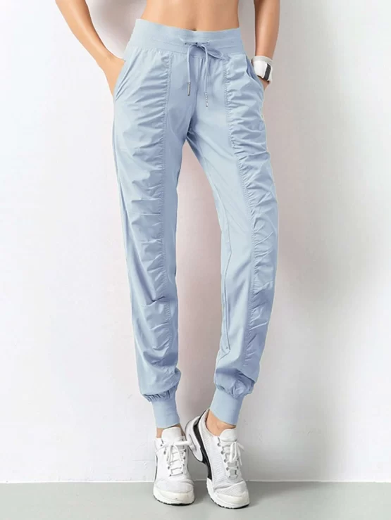 VUTRU Drawstring Slant Pocket Sports Waist Pants