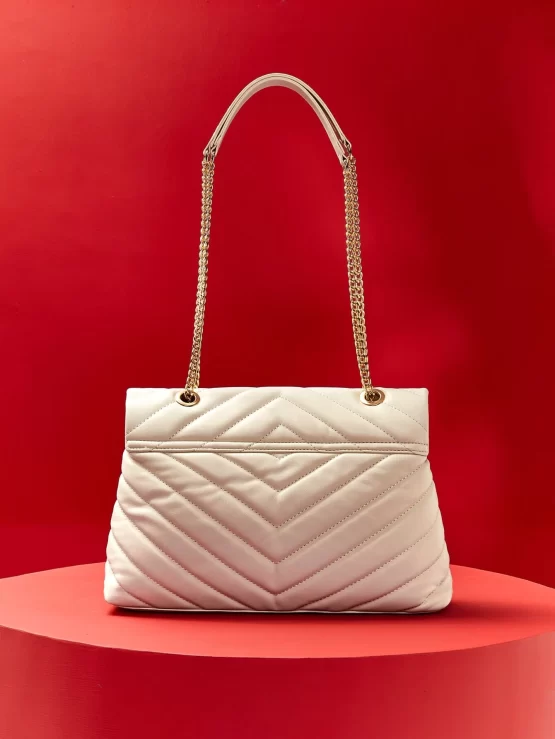 BIZwear Chevron Chain Flap Shoulder Bag - Image 5