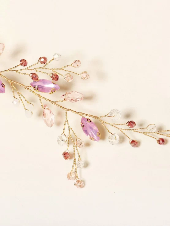 Crystal Glamorous Rhinestone Decor Hair Band - Image 3