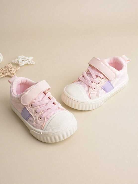 Girls Fashionable Breathable Soft-Soled Mesh Front Sneakers - Image 2