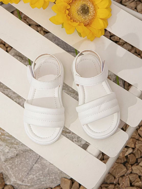 Baby Girls Hook-and-loop Fastener Ankle Strap Sandals