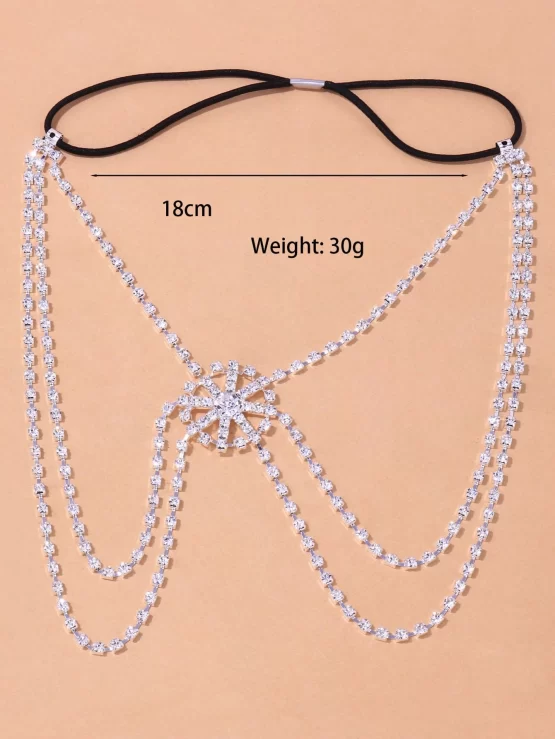 Rhinestone Fashionable Sexy Decor Thigh Chain - Image 3