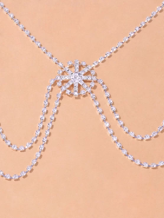 Rhinestone Fashionable Sexy Decor Thigh Chain - Image 2