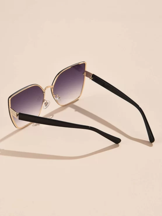 Rhinestone Boho Cat Eye Decor Sunglasses - Image 3