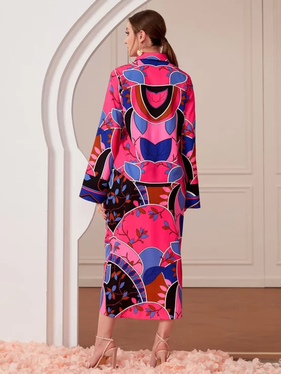 Modely All Over Print Button Front Shirt & Skirt - Image 2
