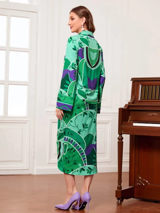 Modely All Over Print Button Front Shirt & Skirt - Image 4