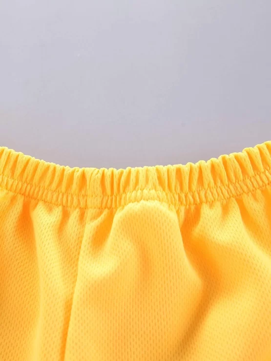 Toddler Boys Letter Graphic Contrast Binding Tank Top & Shorts - Image 3