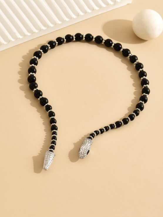 Fashionable Snake Design Decor Necklace - Image 3