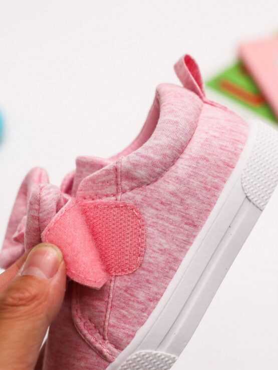 Toddler Girl's Sneakers Bowknot Mary Jane Flat Canvas Shoes - Image 3